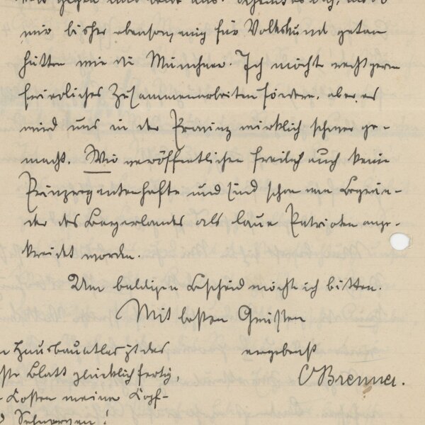 Oskar Brenner - Brief - 20. April 1913