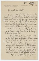 Friedrich von der Leyen - Brief - 16. Mai 1913