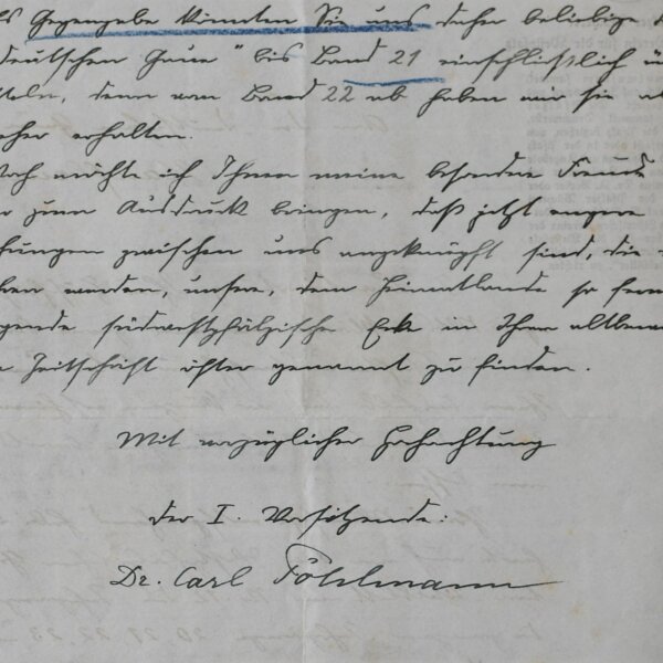 Carl Pöhlmann - Brief - 1. März 1926
