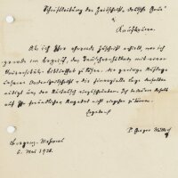 Gregor Müller - Brief - 6. Mai 1928