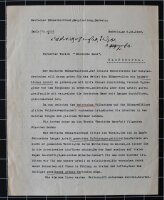 Josef Taschek - Brief - 5. September 1929
