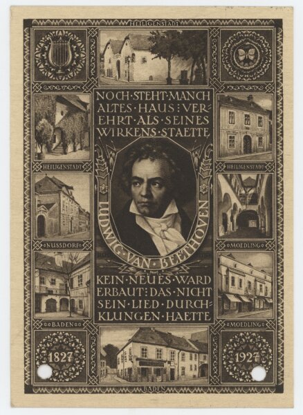 Robert Schlumberger von Goldeck - Postkarte - März 1927