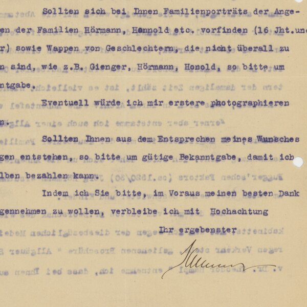 Robert Schlumberger von Goldeck - Brief - 5. September 1924