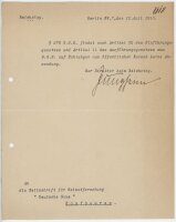 Bernhard Jungheim - Brief - 12. Juli 1913