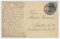 Johann III. Strauss - Postkarte - 26. Mai 1907