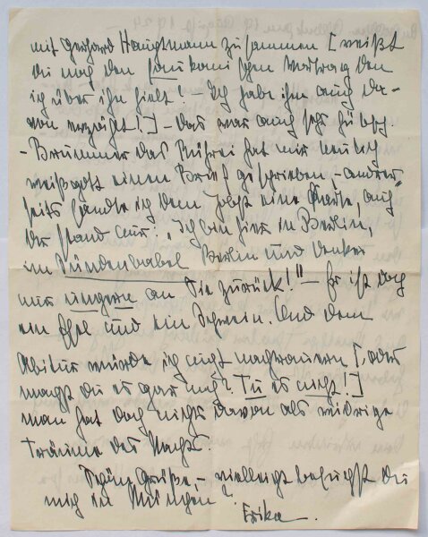 Erika Mann - Brief - 19. August 1924