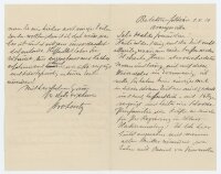 Fritz Strobentz - Brief - 1. August 1910