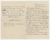 Fritz Strobentz - Brief - 10. Februar 1911