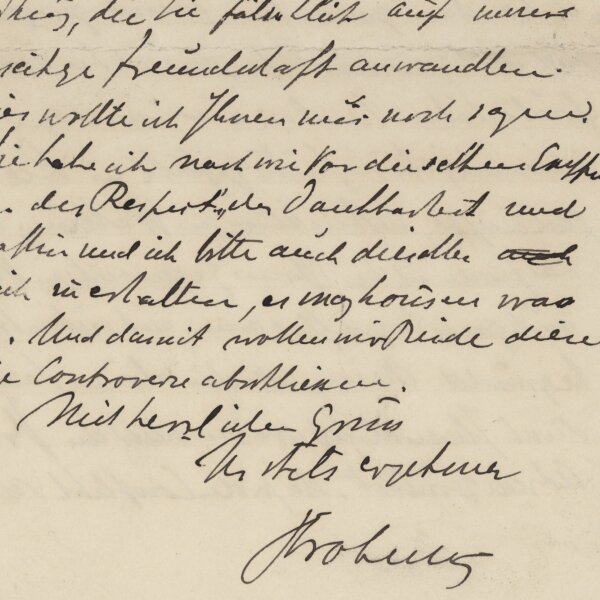 Fritz Strobentz - Brief - undatiert