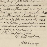 Fritz Strobentz - Brief - undatiert