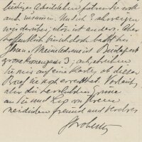 Fritz Strobentz - Brief - 13. September 1909