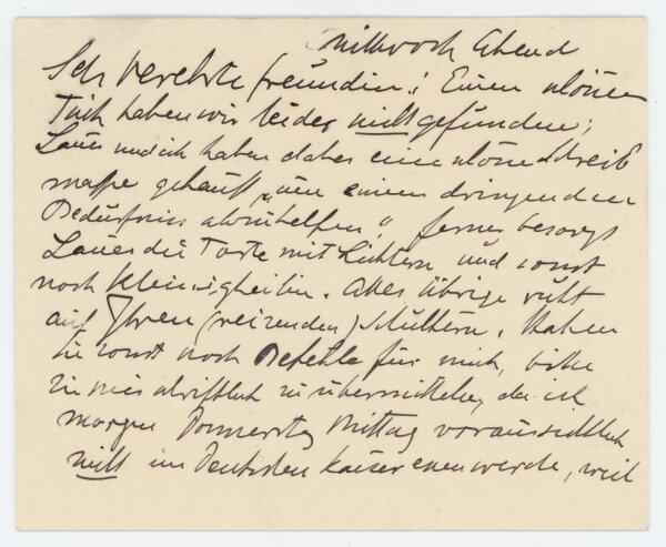 Fritz Strobentz - Postkarte - 16.April 1909