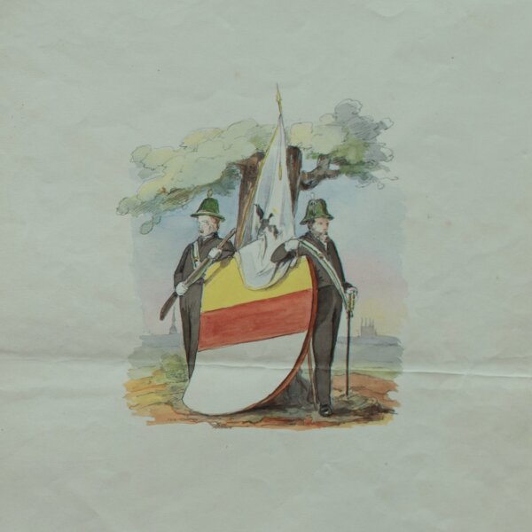 Bürgerschützencorps Münster - Urkunde - 14. September 1845