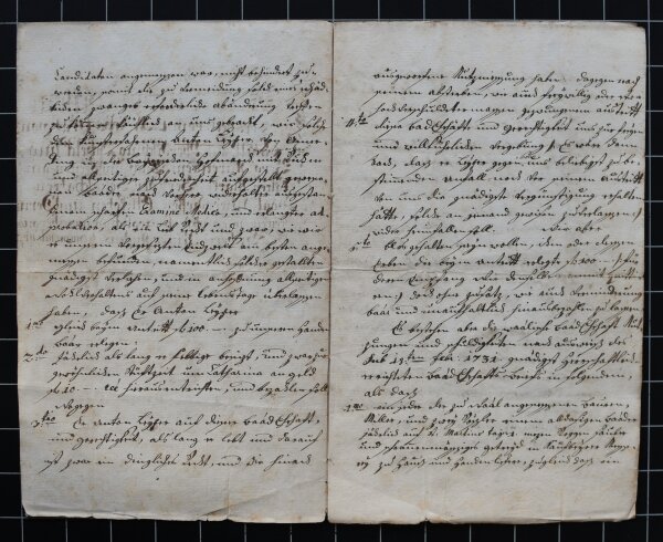 Anton Schenk von Castell - Bestandbrief - 10. Februar 1782