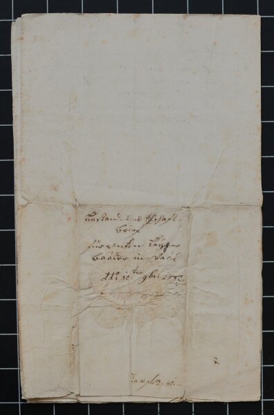 Anton Schenk von Castell - Bestandbrief - 10. Februar 1782