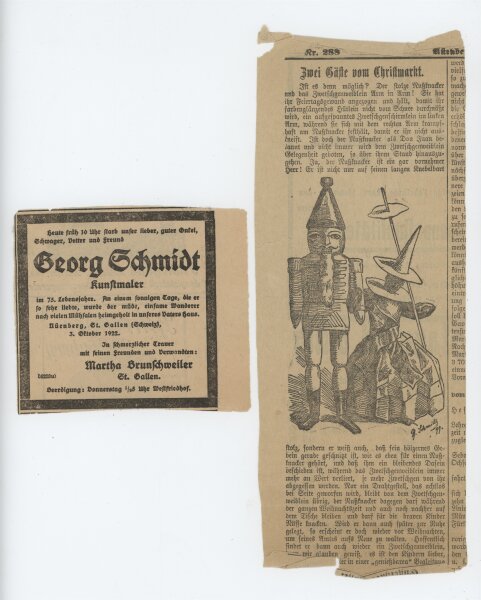 Georg Schmidt - Konvlut - 1902-1922