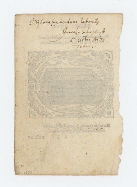 Jakob Degen - Autograph - 1579