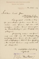 Karl Rosner - Brief - 26. Mai 1902