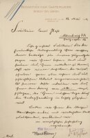 Karl Rosner - Brief - 23. Mai 1902