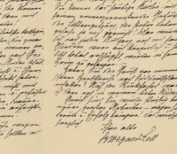 Bertha Wegner-Zell - Brief - Februar 1927