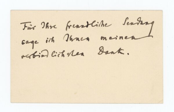 Herman Grimm - Visitenkarte Autograph Herman Grimm - Handschrift - nach 1873