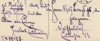 Herbert Eulenberg - Autograph Dichter Herbert Eulenberg -...