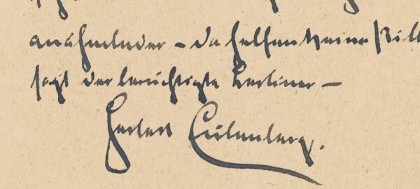 Herbert Eulenberg - Autograph Dichter Herbert Eulenberg - Handschrift - 1946