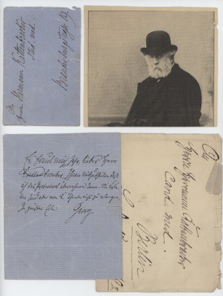 Georg von Preußen - Autograph Georg von Preußen - Handschrift - um 1900