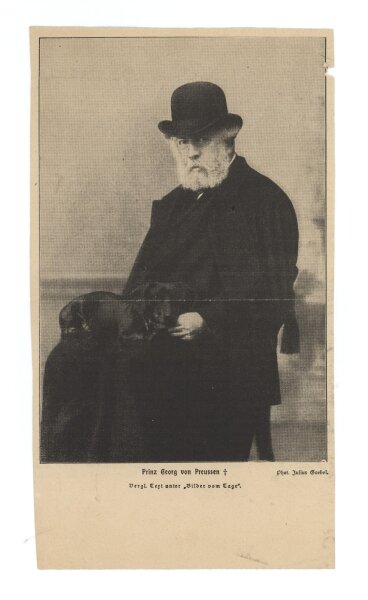 Georg von Preußen - Autograph Georg von Preußen - Handschrift - um 1900