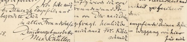 Max Schüller - Konvolut Briefe Chirurg Max Schüller - Handschrift - 1895-1902