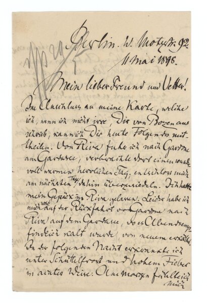 Max Schüller - Konvolut Briefe Chirurg Max Schüller - Handschrift - 1895-1902