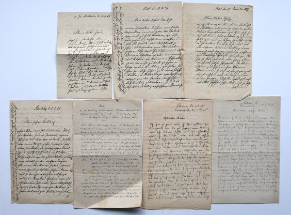 Anton Wernich - Konvolut Dokumente Feuerlöschdirektor Anton Wernich Kiel - Handschrift - 1877-1928