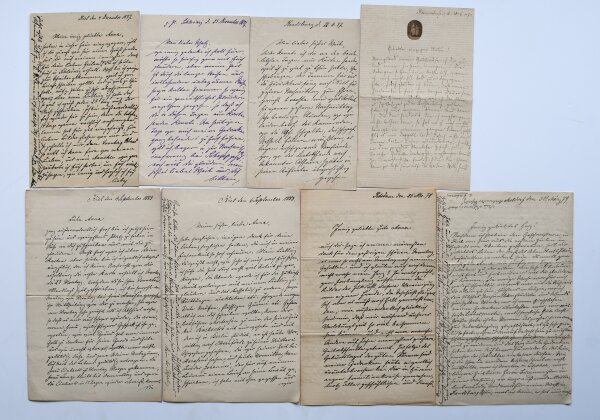 Anton Wernich - Konvolut Dokumente Feuerlöschdirektor Anton Wernich Kiel - Handschrift - 1877-1928