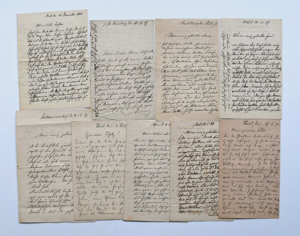 Anton Wernich - Konvolut Dokumente Feuerlöschdirektor Anton Wernich Kiel - Handschrift - 1877-1928