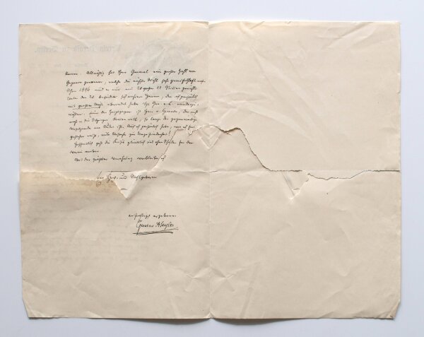 Gustav Adelbert Seyler - 2 Autographen Gustav Seyler Verein Herold Berlin - Handschrift - 1896/1897