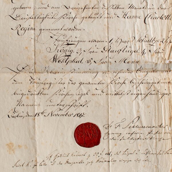 Friedrich Schleiermacher - Autograph Friedrich Schleiermacher Dreifaltigkeitskirche Berlin - Handschrift - 1817