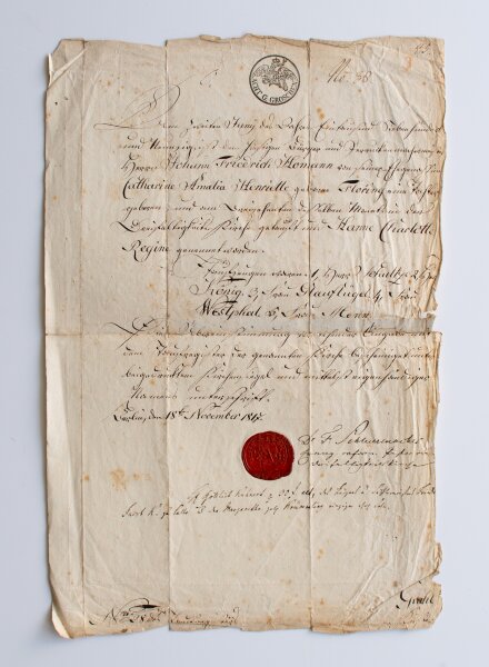 Friedrich Schleiermacher - Autograph Friedrich Schleiermacher Dreifaltigkeitskirche Berlin - Handschrift - 1817