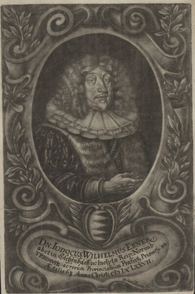 Michael Fennitzer - Jodocus Wilhelm Ebner von Eschenbach - Mezzotinto - um 1670