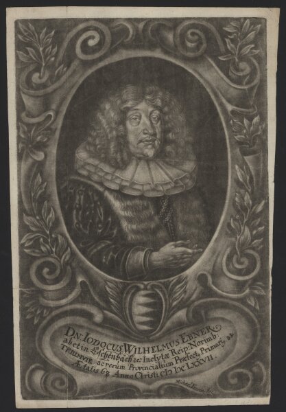 Michael Fennitzer - Jodocus Wilhelm Ebner von Eschenbach - Mezzotinto - um 1670