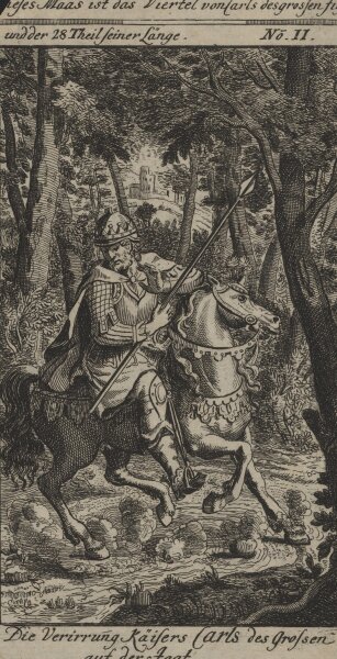 Karl der Große - Kupferstich - um 1740