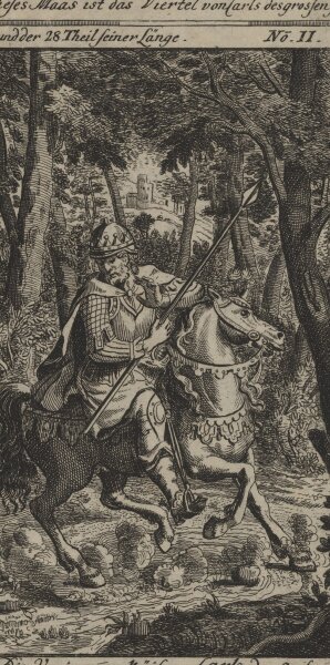 Karl der Große - Kupferstich - um 1740