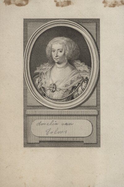 Unbekannter Künstler - Amalie zu Solms-Braunfels - Kupferstich - um 1786