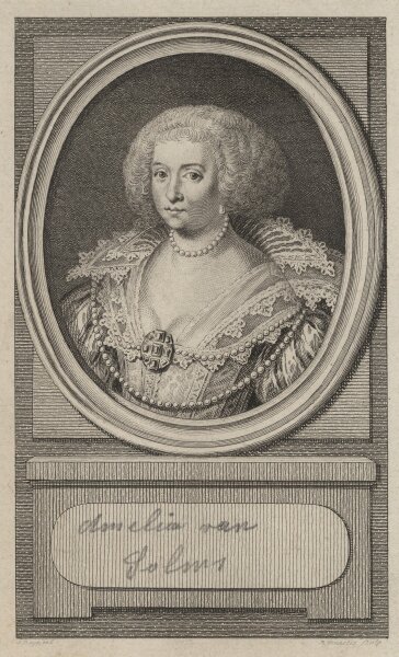 Unbekannter Künstler - Amalie zu Solms-Braunfels - Kupferstich - um 1786