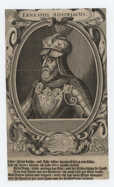 Unbekannt - Ernst der Eiserne - Kupferstich - 17. Jh.