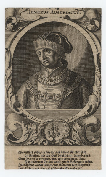 Unbekannt - Heinirch II. Jasomirgott - Kupferstich - 17. Jh.