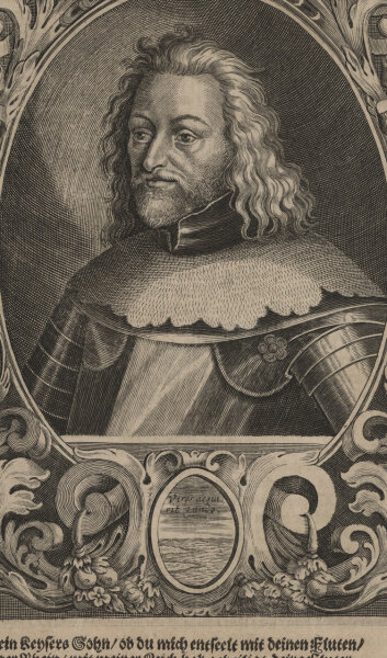 Unbekannt - Hartmann von Habsbrug - Kupferstich - 17. Jh.