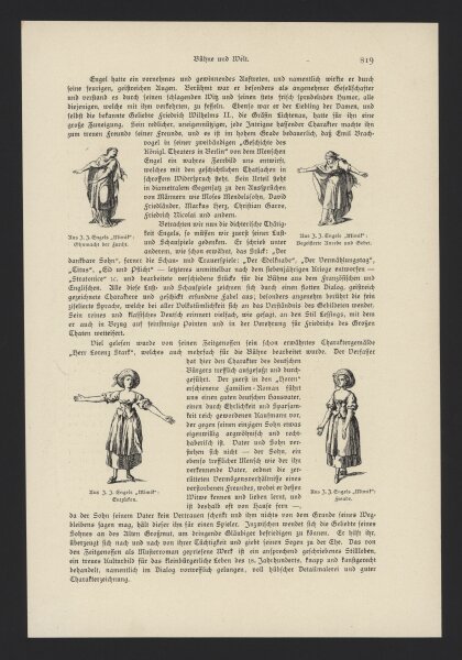 Johann Jakob Engel - Johann Jakob Engel Gedenkblatt - Druck - 1902