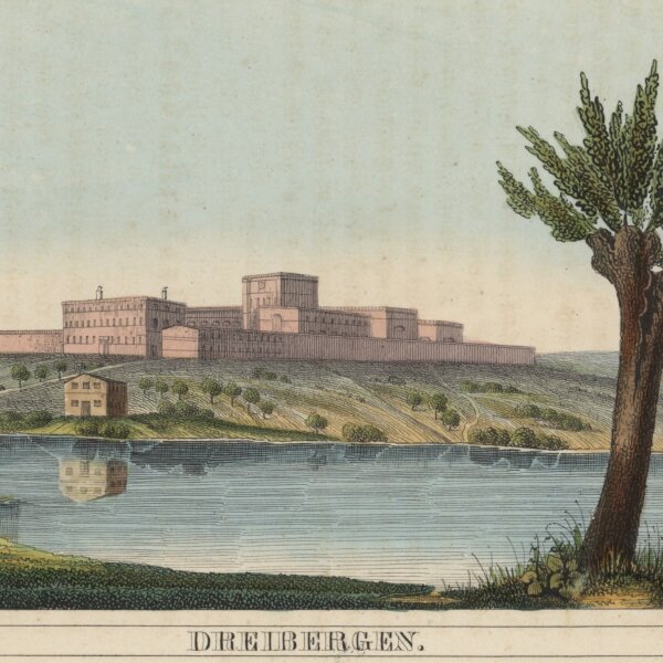 Druck u. Verlag der J. G. Tiedemannschen Hof-Steindruckerei - Dreibergen (Bützow), Zuchthaus - Lithografie - 1845