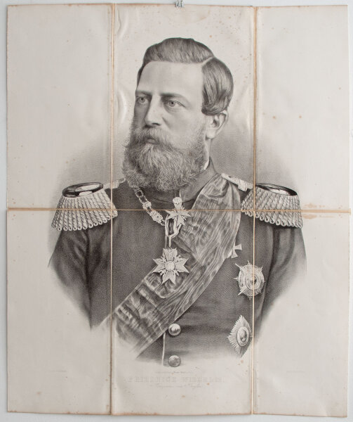 Verlag Werner Grosse Berlin - Bildnis Friedrich Wilhelm - Lithografie - 2. Hälfte 19. Jhd
