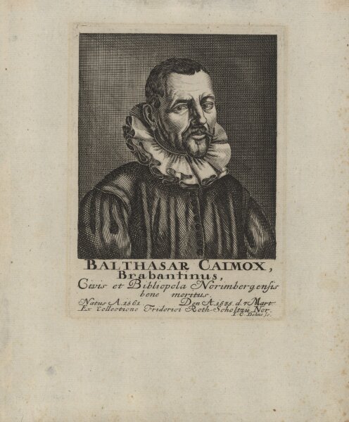 Johann Christoph Dehne - Balthasar Caimox - Kupferstich - um 1742
